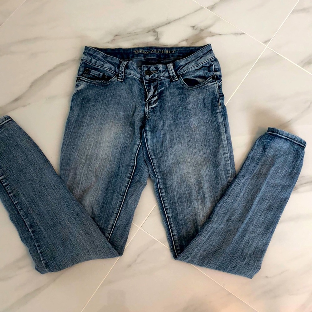 Blue asphalt jeans